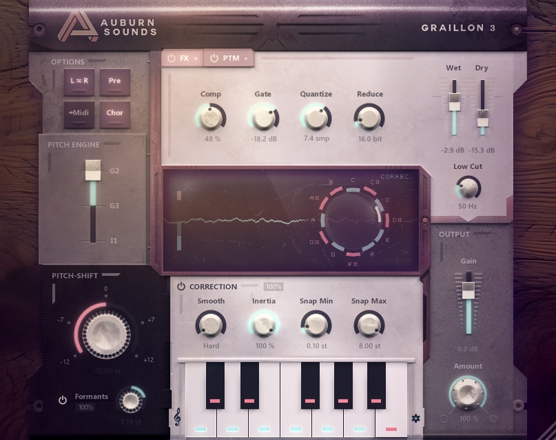 Graillon FE plugin interface