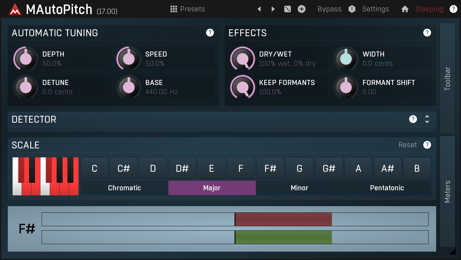MAutoPitch plugin interface