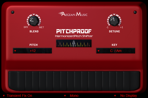 Pitchproof plugin interface