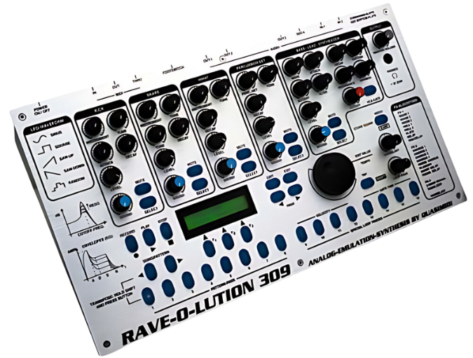 Close up image of Quasimidi Rave-o-lution 309