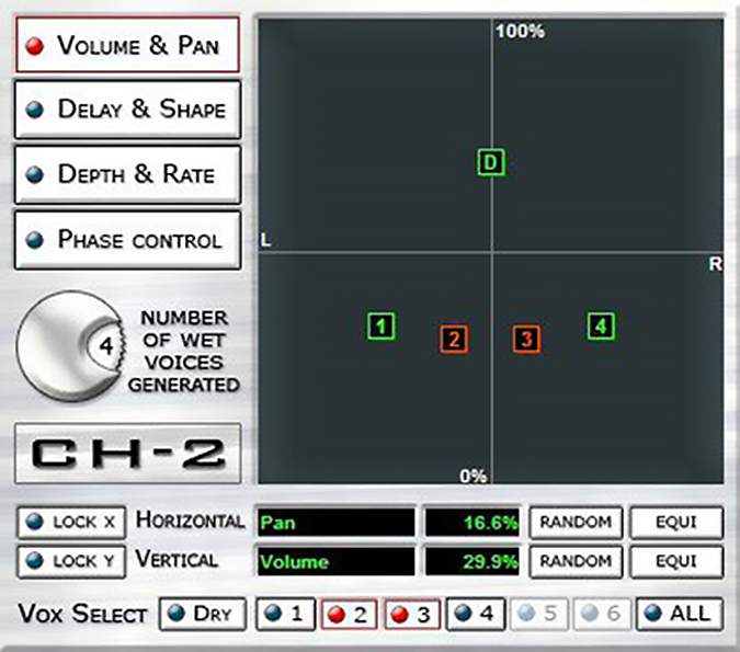 A screenshot of the CH-2 digital interface