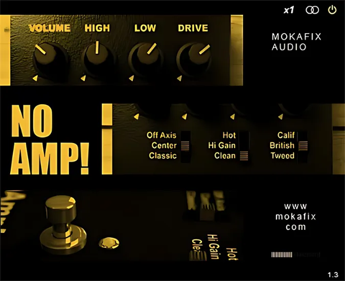 NoAmp! plugin interface