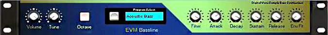 EVM Bassline II plugin screenshot