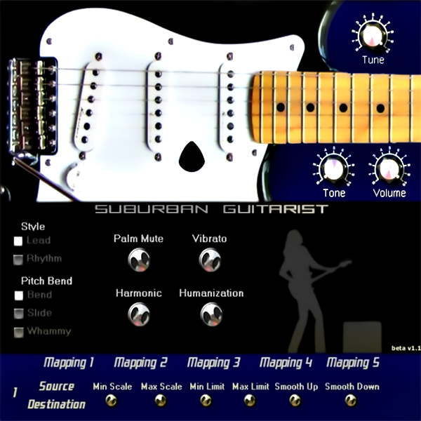 Suburban Guitarist plugin screenshot