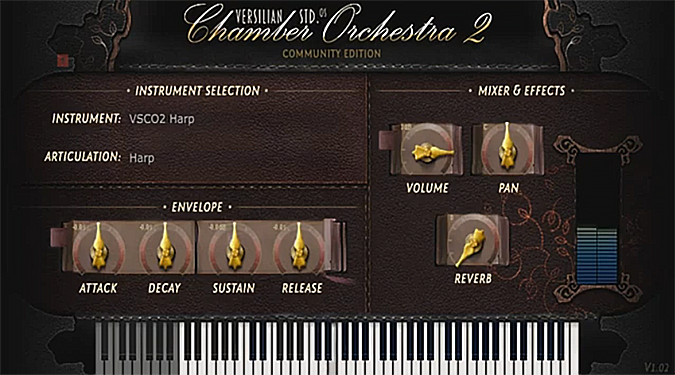 Charles orchestra 2 - VSCO2 Harp screenshot thumbnail