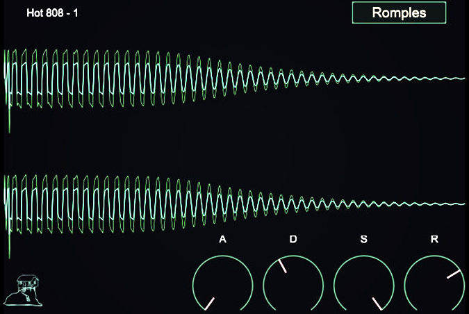 808 Rompler plugin screenshot