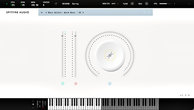 LABS Bass Guitar interface