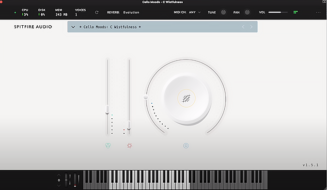 Cellomoods interface