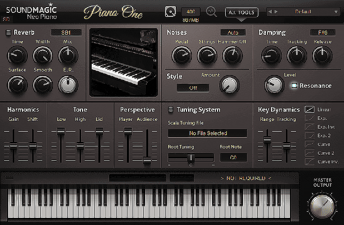 Piano One GUI