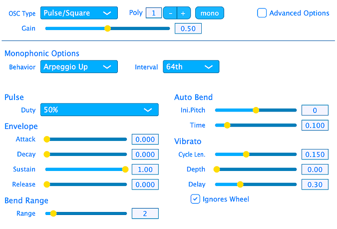 Magical 8bit Plug 2 plugin interface