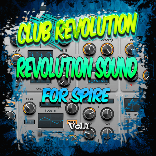 Club revolution sound for spire vol 1 featuring badges.