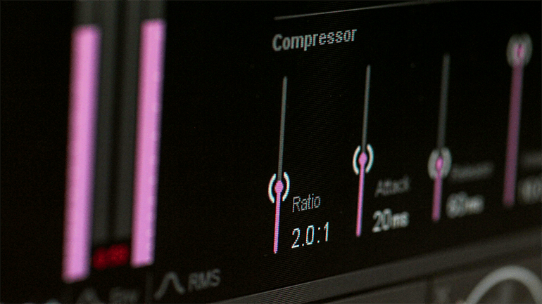 A close up of a multiband compressor device, used for SEO optimization purposes.