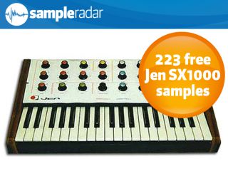 A sample reader with a sample of the Jen synthesizer.