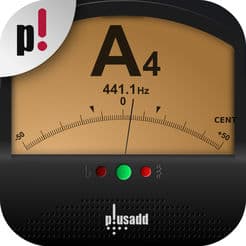 An a4 Tuner Lite app for musicians.