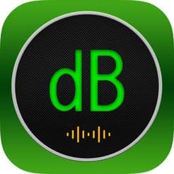 The db app icon with the word db on it is a sleek, minimalist design featuring advanced technology for measuring sound levels accurately. Ideal for professionals and enthusiasts alike, this Decibel Meter app doubles