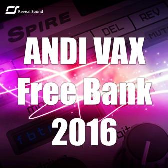 Andi Vax presents the Free Spire Bank in 2016.