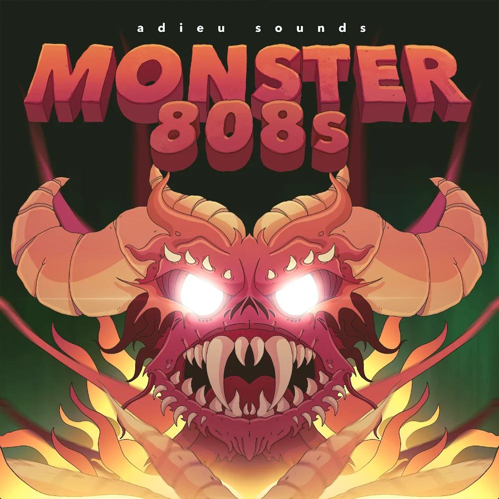 Monster 808s sample pack artwork