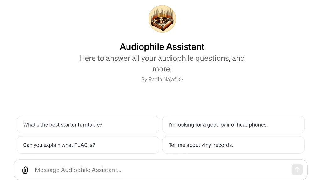 Audiophile Assistant- Custom GPTs For Music Production