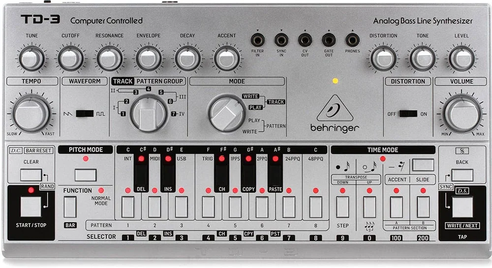 Behringer TD-3-SR Analog Bass Line Synthesizer Review