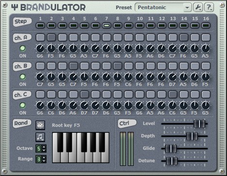 Brandulator is a powerful music synthesizer.