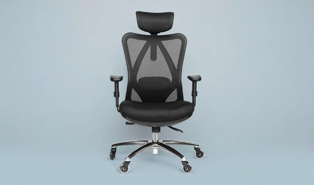 product shot of druamont ergonomic adjustable office chair