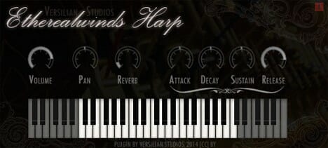 An image of an ethereal harp keyboard.