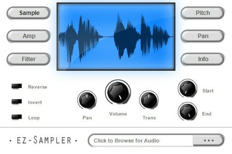 Ez-Sampler - free audio sampler.