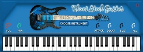 Blues-inspired steel guitar - screenshot thumbnail.