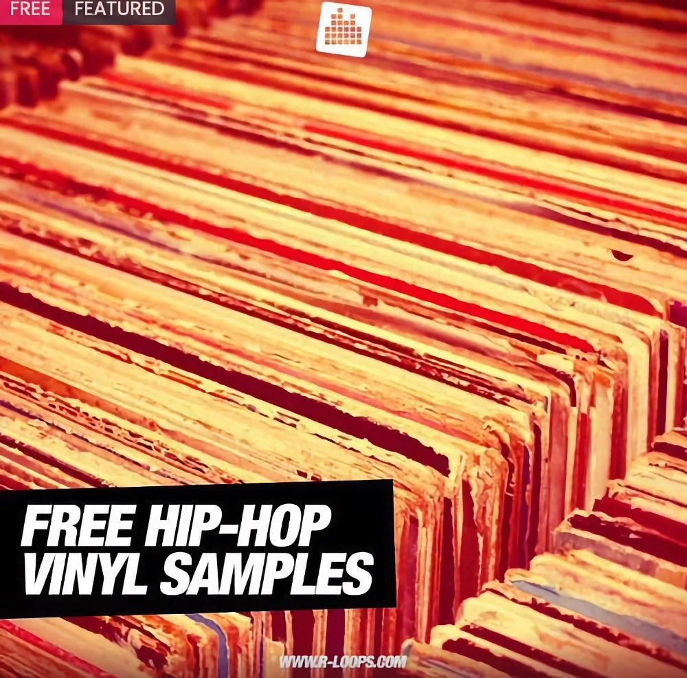 Cover Artwork for the free lofi sample pack Free Hip-Hop Vinyl Samples by r-loops
