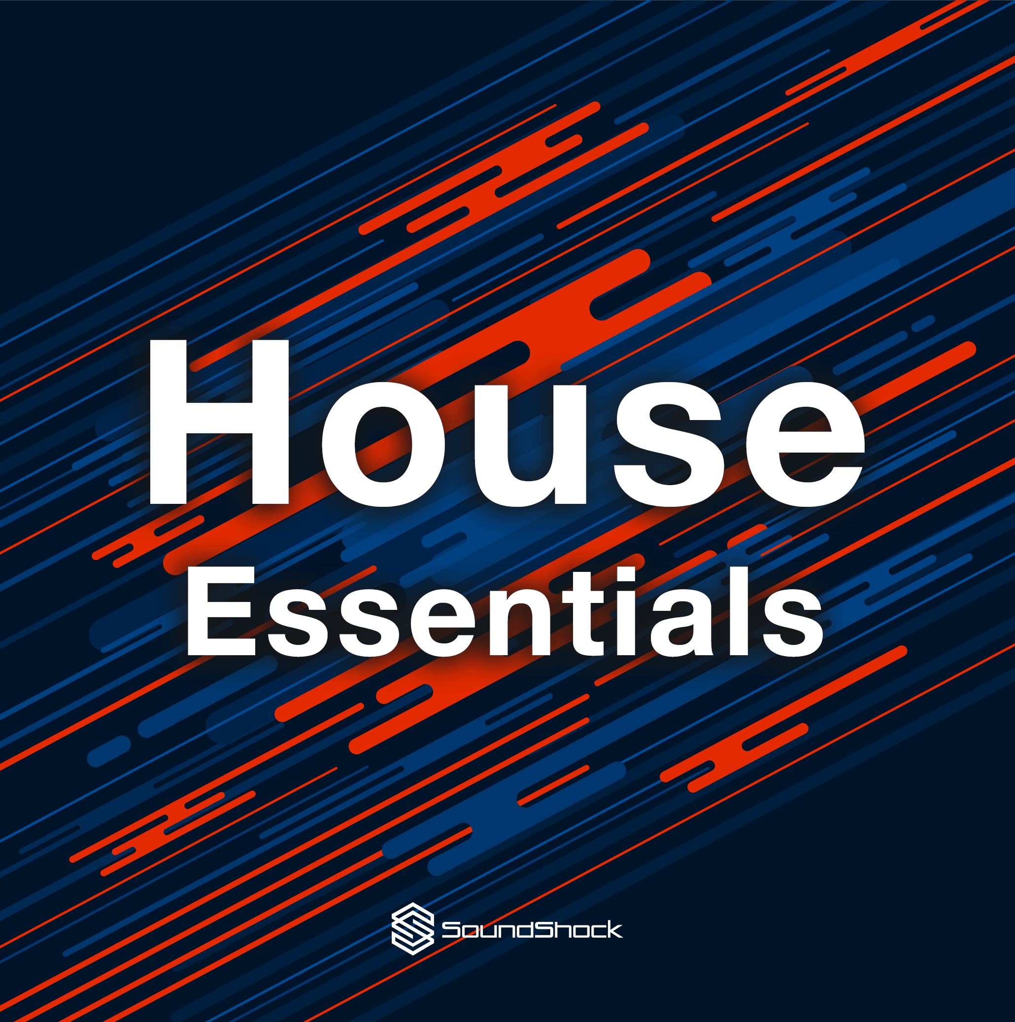 The logo for House Essentials on an orange and blue background.