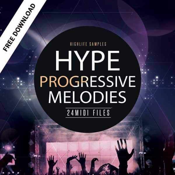 The cover of Hype Progressive Melodies.