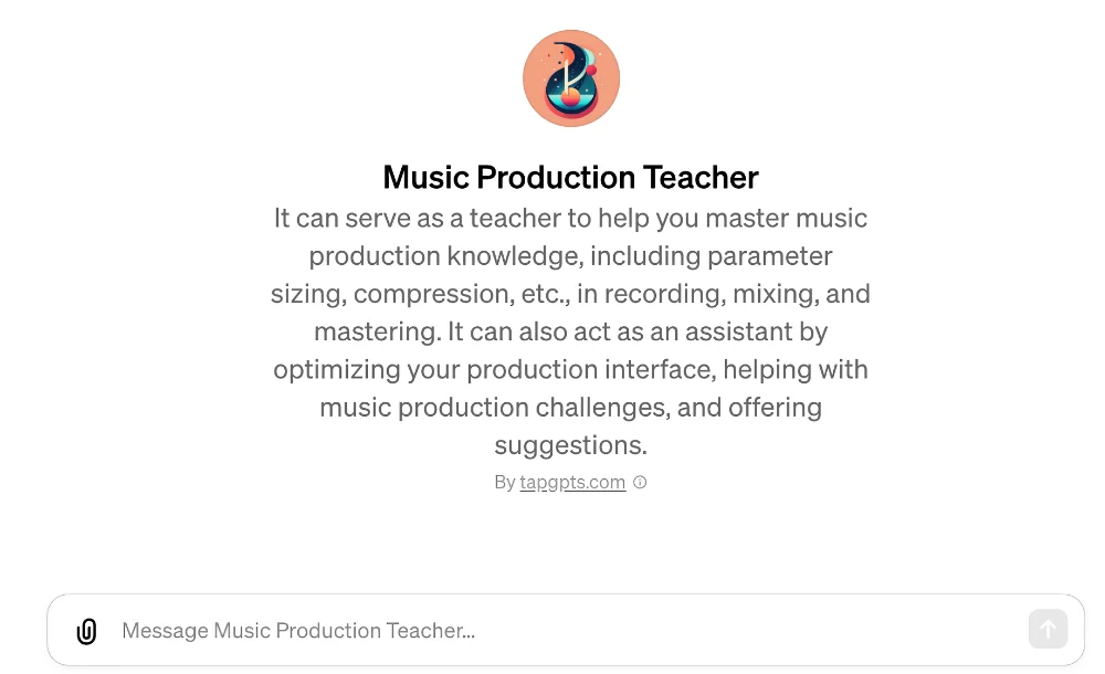 music production teacher- Custom GPTs For Music Production