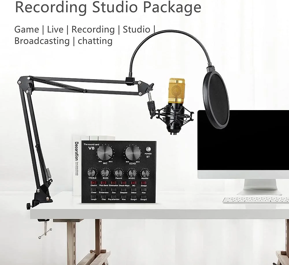 Podcast Equipment Bundle BM-800 Recording Studio Package Review