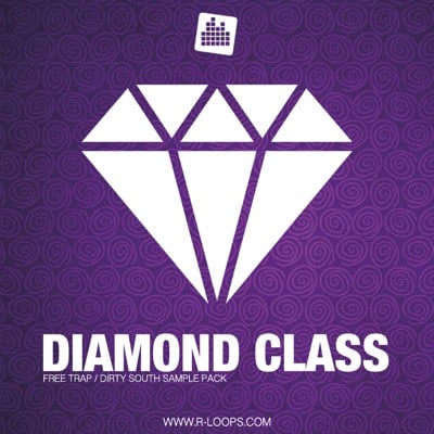 Diamond class logo on a purple background featuring a Diamond Class motif.