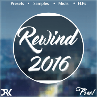 The logo for Rewind 2016 showcases a nostalgic and captivating design that perfectly encapsulates the essence of this unforgettable year.