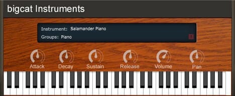 A picture of a piano keyboard with the words 'musical instruments'.
