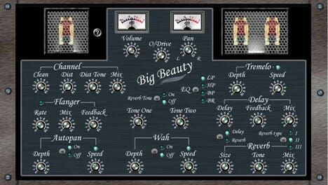 The control panel for the Beauty Synthesizer.