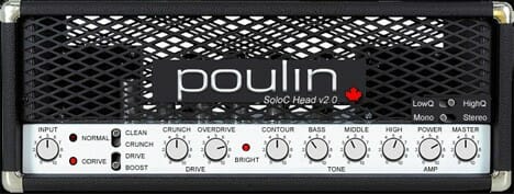 SoloC Head with the word poulin on it.