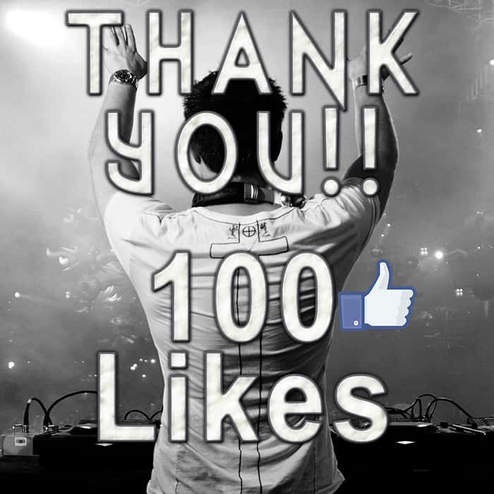 Thank you 100 likes dj Treinow.