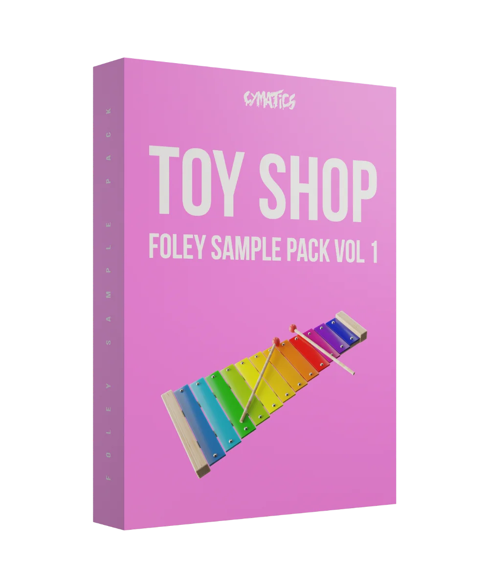 Cover Artwork for the free lofi sample pack toy shop by cymatics