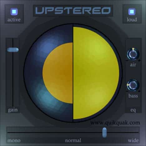 UpStereo v2 audio plugin.