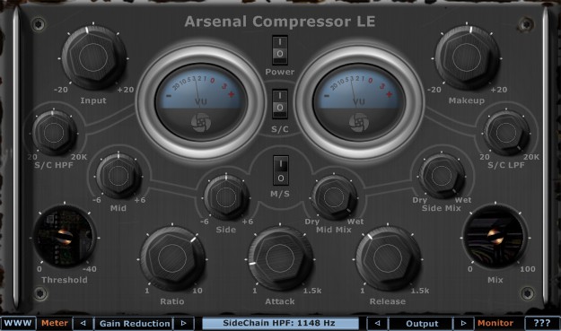 The control panel for the LE Arsenal Compressor.