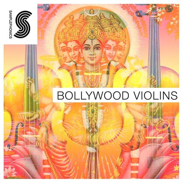 The cover art for Bollywood violins, now available as a freebie.