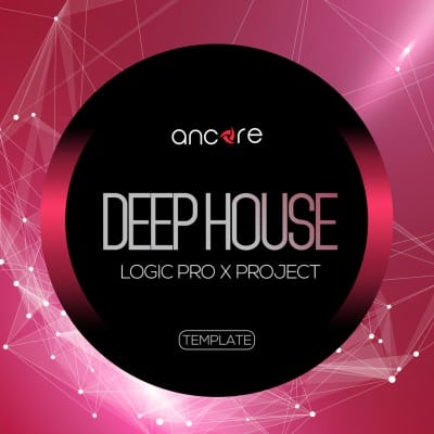 This project template is designed for creating deep house tracks in Logic Pro X.