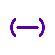 A purple arrow symbol on a white background, representing the Soundtrap platform.