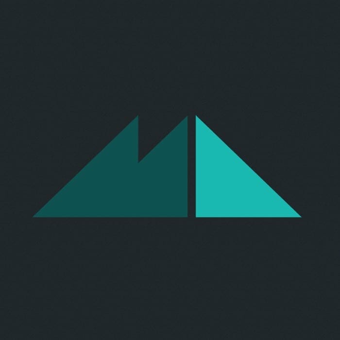A green and blue mountain logo on a black background with Mode Audio branding.