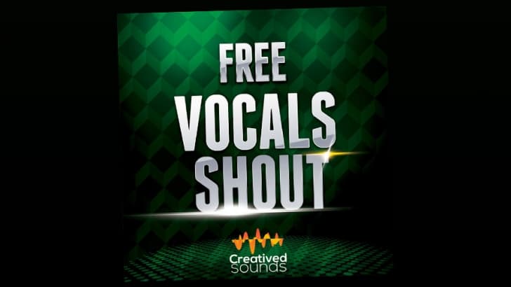 A poster with the words Vocal Shout on it.