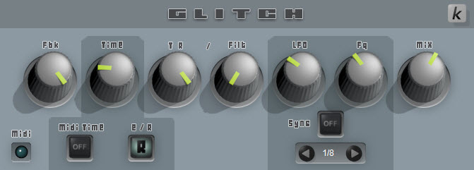 Glitch music synthesizer - screenshot thumbnail.