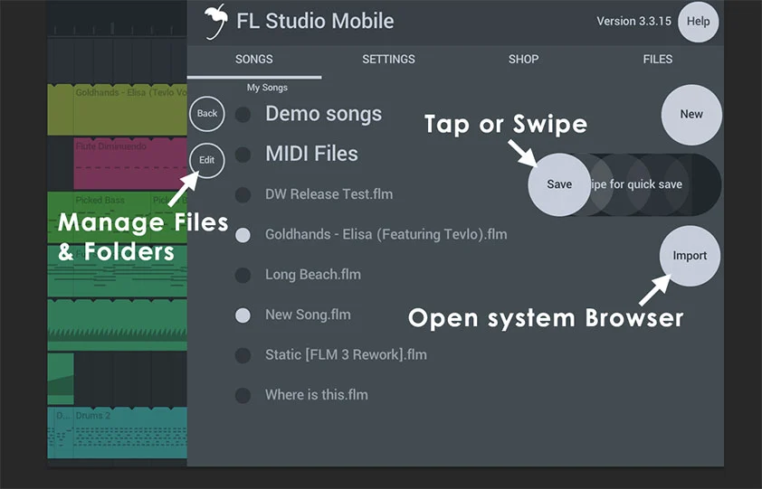 how to add loops and samples to fl studio mobile - Method 1