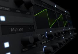 A Dubstep synthesizer with presets is shown on a black background.